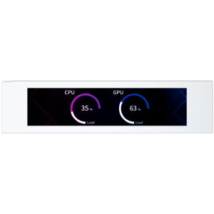 9" LCD Screen Kit - White EN48685 (WH,For Pano II Series White Chassis,Magnetic Bracket,HDMI & USB Cable,Brown Box)