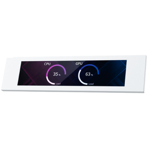 9" LCD Screen Kit - White EN48685 (WH,For Pano II Series White Chassis,Magnetic Bracket,HDMI & USB Cable,Brown Box)