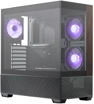 Кутия CoolerMaster Elite 690 Wood - Черна