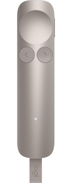 Безжичен презентер Logitech Spotlight 2, Bluetooth, 2.4 GHz Wireless - Бежов