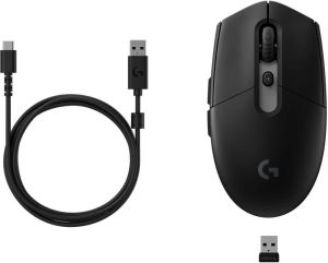Геймърска безжична мишка Logitech G305 X Superlight - Черен