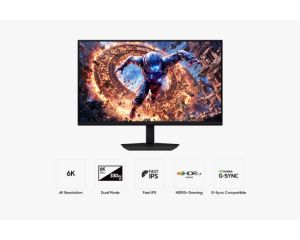 Монитор Samsung 32'' LS32HG802SU Odyssey IPS  G8 6K 6144x3456 1ms 165Hz Black + Logitech G102 Mouse, Lightsync RGB, 8000 DPI, 6 Programmable Buttons, Black