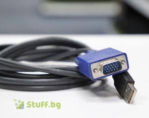 Mixed major brands KVM VGA with USB to VGA Cable