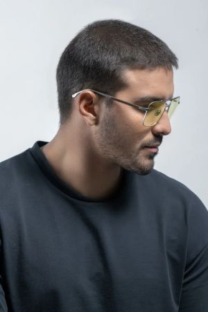 Компютърни очила GUNNAR White Wolf - Steel/Umber - Amber