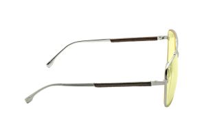 Компютърни очила GUNNAR White Wolf - Steel/Umber - Amber