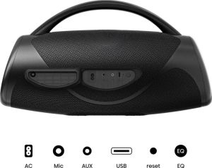 Аудио система Hisense, VoyageBoom, Party speaker 2.0 Ch., 360W, BT, 24h play,IP67 Water and Dust Proof,Ambient Light,Dual-way Strap,Built-in Powerbank,Dual-level Bass Boost,Black