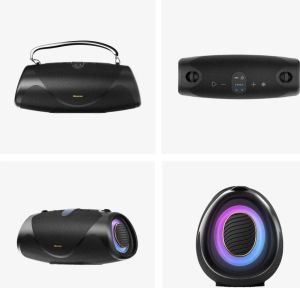 Аудио система Hisense, WeBoom, Party speaker 2.0 Ch., 140W, BT, 20h play,IP67 Water and Dust Proof,Ambient Light,Dual-way Strap,Built-in Powerbank,Black