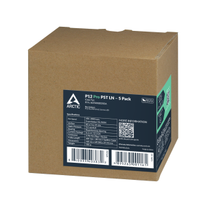 Комплект вентилатори ARCTIC P12 Pro PST LN 120mm PWM 5-Pack