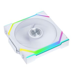 Вентилатори 3бр Lian Li UNI FAN SL Wireless ARGB PWM Reverse Blade - 120 mm Бели + Контролер
