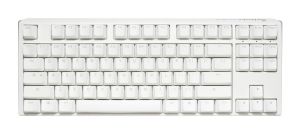 Геймърскa механична клавиатура Ducky One 3 Pure White TKL Hotswap Cherry MX Clear, RGB, PBT Keycaps