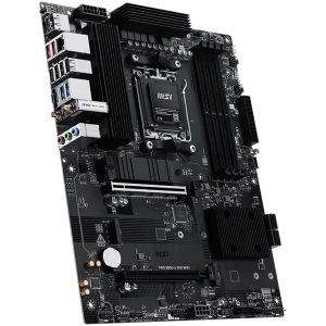 MSI PRO B850-S EVO WIFI, ATX, Socket AM5, 4x DDR5 Dual Channel up to 8200(OC)MHz, 2x PCIe x16 slot, 3x M.2 slot, 4x USB 2.0, 2x USB 5Gbps, 2x USB 10Gbps, 1x USB 10Gbps Type-C, HDMI, DP, 7.1 HD Audio, 5G LAN, WiFI 7, BT, 3Y