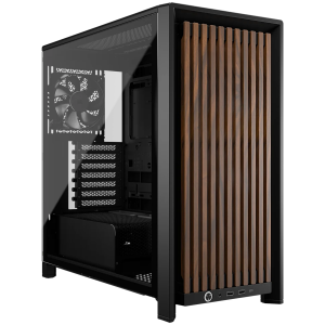 Corsair FRAME 4000D RS Wood Mid-Tower, Black/Walnut