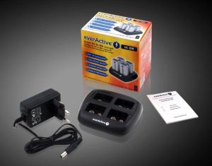Зарядно устройство EVERACTIVE NC109, за NIMH  батерии, 7.2V/8.4V, R22, 4 гнезда
