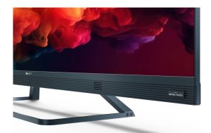 Телевизор Sharp 50FQ5EG, 50" QLED  GOOGLE TV, 4K Ultra HD 144Hz Quantum Dot 3840x2160 Aluminium Slim Frameless, AQUOS AI, DVB-T/T2/C/S/S2, 500 NIT, Active Motion 1400, HARMAN/KARDON, HDR10, Dolby Atmos, Dolby Vision, DTS:X, Google Assistant, HDMI eARC, Mi