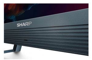 Телевизор Sharp 50FQ5EG, 50" QLED  GOOGLE TV, 4K Ultra HD 144Hz Quantum Dot 3840x2160 Aluminium Slim Frameless, AQUOS AI, DVB-T/T2/C/S/S2, 500 NIT, Active Motion 1400, HARMAN/KARDON, HDR10, Dolby Atmos, Dolby Vision, DTS:X, Google Assistant, HDMI eARC, Mi