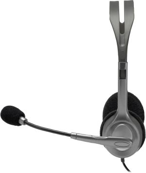 Стерео Слушалки с микрофон Logitech H110