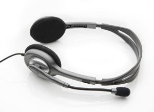 Стерео Слушалки с микрофон Logitech H110