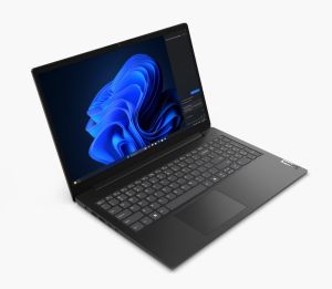 Лаптоп Lenovo V15 G5 Intel Core 3 100U, 6C (up to 4.7GHz, 10MB), 16GB DDR5-5200, 512GB SSD, 15.6" FHD (1920x1080) IPS AG, Intel UHD Graphics, HD 720p Cam, WLAN, BT, 3 cell, DOS, 3Y CCI