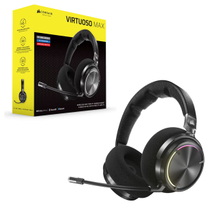 Corsair VIRTUOSO MAX WIRELESS, Gaming headset, Carbon