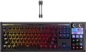 Геймърска механична клавиатура CORSAIR GALLEON 100 SD CRS MLX Pulse Switch - Black