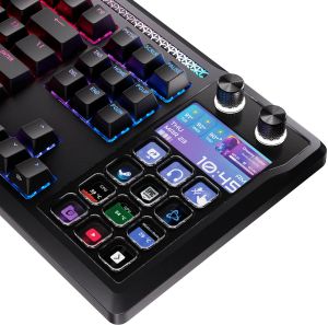 Геймърска механична клавиатура CORSAIR GALLEON 100 SD CRS MLX Pulse Switch - Black