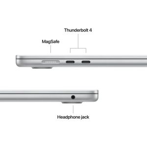 Лаптоп Apple MacBook Air 15.3: with Liquid Retina,M5 chip (10-core CPU), 16GB, 512GB SSD, M5 10-core GPU, macOS, Silver, INT keyboard