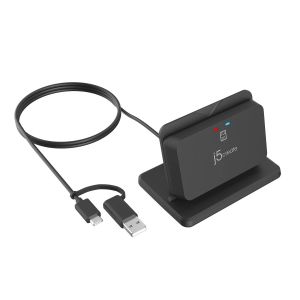 j5create JUR261-N USB Smart card/CAC reader картов четец със стойка