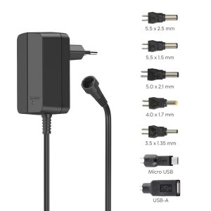 HAMA Универсално захранване, регулируемо, 1000mA, 12W, 223613