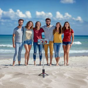HAMA Трипод/Селфи стик "Fancy Stand 70 II", за смартфон и камера, Bluetooth дистанционно