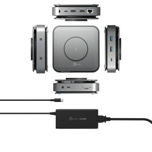 Докинг станция J5Create JCD3199P ,USB-C, l 4K HDMI™ with 140W GaN PD3.1 Power Adapter