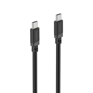 HAMA Кабел USB-C - USB-C, 60W, 2 м, черен