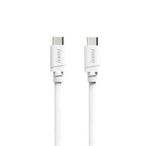 HAMA Кабел USB-C - USB-C, 60W, 2 м, бял