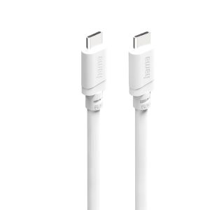 HAMA Кабел USB-C - USB-C, 60W, 2 м, бял