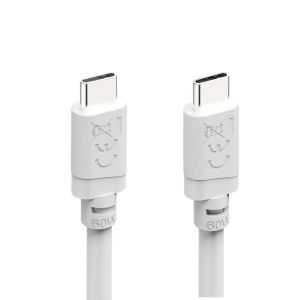 HAMA Кабел USB-C - USB-C, 60W, 2 м, бял