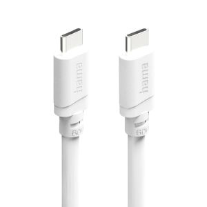 HAMA Кабел USB-C - USB-C, 60W, 2 м, бял