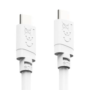 HAMA Кабел USB-C - USB-C, 60W, 2 м, бял
