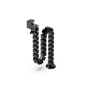 uRage Органайзер за кабели „Spine“, 130 см, черен