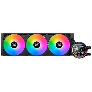 Xigmatek LK Pro 360 Digital (BK AIO,Digital LCD Pump & 360mm PWM Fan,Mini ARGB Controller,Intel & AMD & 20xx)