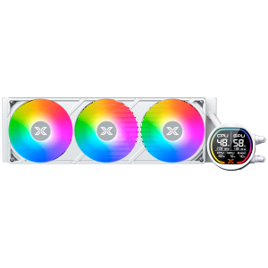 Xigmatek LK Pro 360 Digital Arctic (WH AIO,Digital LCD Pump & 360mm PWM Fan,Mini ARGB Controller,Intel & AMD & 20xx)