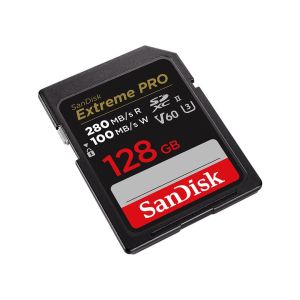 SanDisk Карта памет Extreme Pro SDXC 128GB 280MB/s & 100Mb/s Class 10 UHS-II