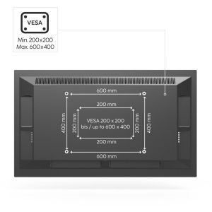 HAMA Стойка за TV Stand "Design" до 165см / 65"/, до 40 кг