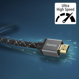 HAMA Кабел Ultra High Speed HDMI - HDMI, 8K, 5.0 м, 48Gbit/s, сертифициран