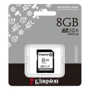 Карта памет Kingston 8GB SDHC Industrial C10, UHS-I, U3, V30, A1