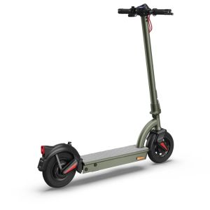 Електрически скутер Sharp Electric Scooter, Range per charge: 35 km, 350W Motor, LED Display, e-ABS, USB Charging Port, Bluetooth, IPX4 certification, 10" Pneumatic tyre, Triple brake system, Rear Suspension, Max load: 120 kg, Olive Gray