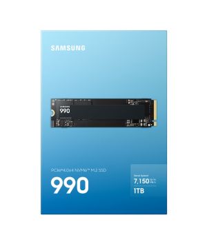 Твърд диск Samsung SSD 990 1TB PCIe 4.0 NVMe M.2 V-NAND Read 7150 MB/s Write 6450 MB/s