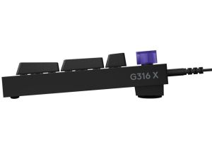 Геймърска механична клавиатура Logitech G316 X 98 - Hot-Swappable Tactile Switch - Black