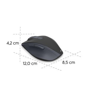 HAMA Безжична оптична мишка WM-500 Recharge , черна, 6 бут.,800/1200/1600 dpi, безшумна