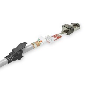 Мрежов пач кабел ACT S/FTP, CAT6A IDC 4PPoE/PoE++100W LZSH, 1.5 m