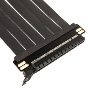 Кабел Kolink PCIe 5.0 Riser Cable, 180 градуса, 300mm - Черен