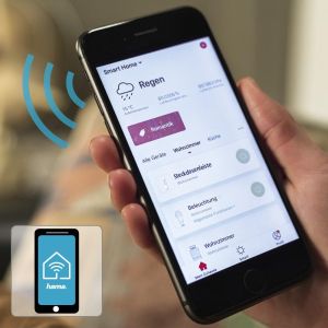HAMA Смарт разклонител Wi-Fi  2.4Ghz, 4 гнезда, 4xUSB, 1.7 m, бял